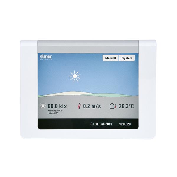 Elsner Elektronik Gebäudeautomation Steuerung WS1 Color-2 weiß, 2 Antriebs-Ausgänge (230 V AC) - Art. 60136