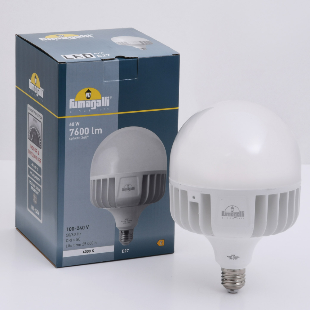 Fumagalli LED-Lampe E27 High Power, 60 W, 4000 K