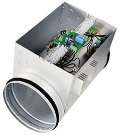 Systemair CBM 150/2,1KW 1f – Elektro-Heizregister mit Regelung für Rundkanäle, Rohr 150 mm, 2,1 kW, 230 V