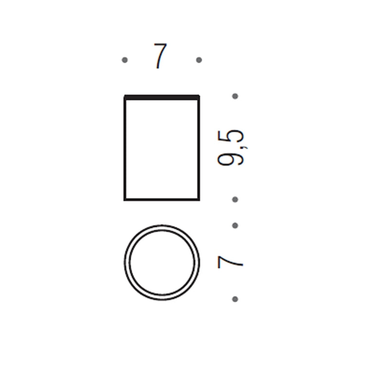 Colombo Design Ersatz-Glas, Kunststoffmaterial RICAMBIO W49520