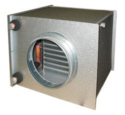 Systemair CWK 315-3-2,5 – Wasserkühler für Rundkanäle, Rohr 315 mm