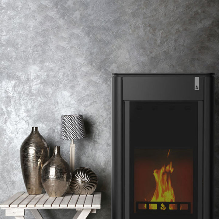 Girolami Furni 26 nera – Holzofen (wasserführend), 24 kW, Schwarz