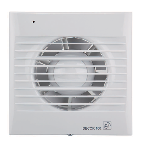 Soler & Palau DECOR 100 CHZ – Axialventilator, Rohr 100 mm, 95 m³/h, 230 V