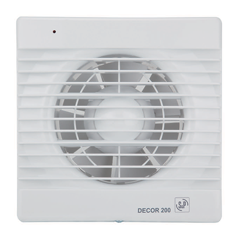 Soler & Palau DECOR 200 CHZ – Axialventilator, Rohr 125 mm, 185 m³/h, 230 V