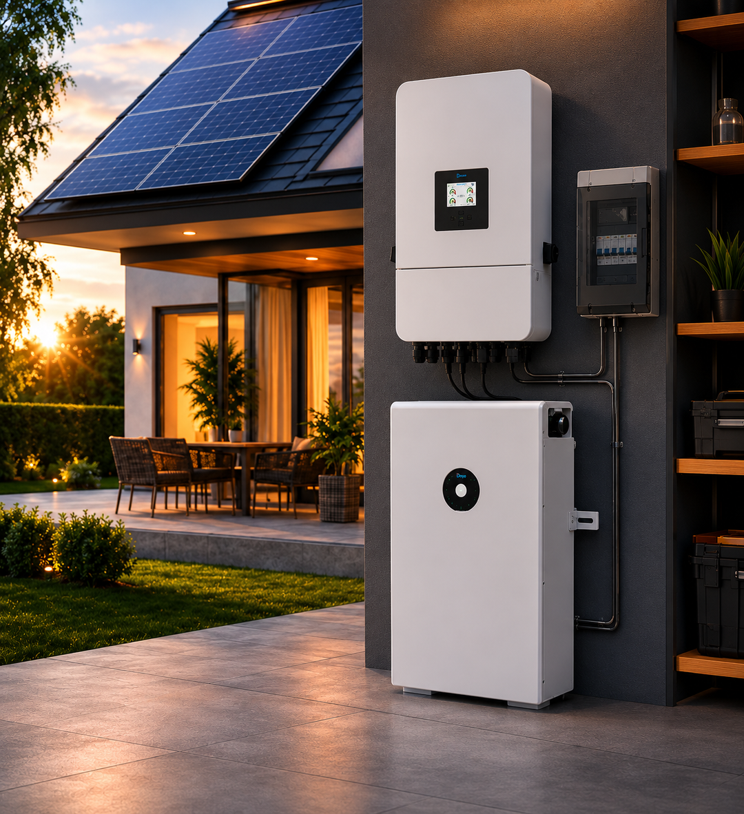 Deye Speicherset SUN-10K-SG05LP3-EU-SM2 + SE-F12 (10 kW / 11,8 kWh)