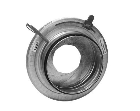 Lindab DIRU 80 – Regel- und Messklappe, Rohr Ø 80 mm