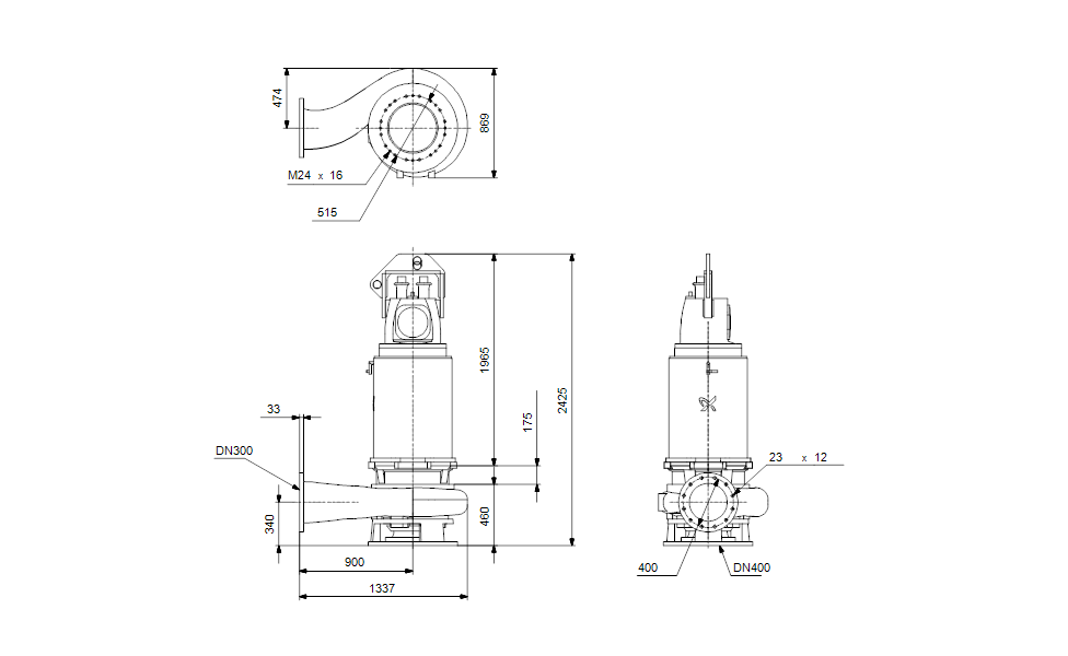 GRUNDFOS Tauchmotorpumpe S2.100.300.1850.6.72M.D.541.G.EX.D.61H Art.97685968