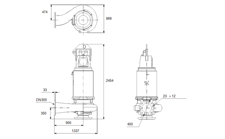 GRUNDFOS Tauchmotorpumpe S2.100.300.1250.6.72M.S.483.G.EX.D.61H Art.97685948