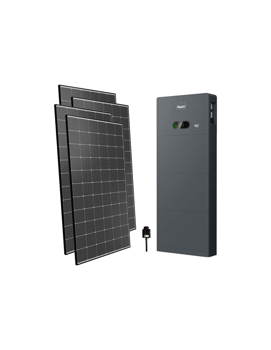 Dreiphasiger Photovoltaik-Kit 10100W-inverter Zucchetti 10kW Akku lithium 15.36kWh