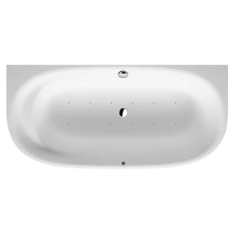 Duravit Eck-Whirlpoolwanne zum Einbau links und rechts, mit Verkleidung mit Luftsystem, Weiß, matte Oberfläche CAPE COD 760364000AS0000