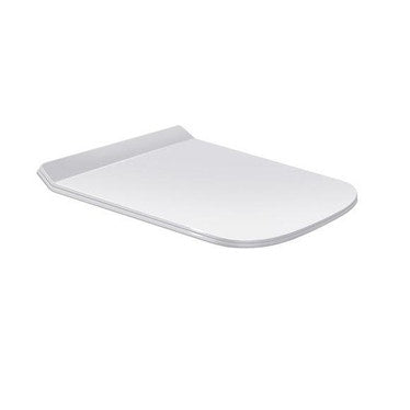 Duravit Sitz mit abnehmbarem Deckel, verlängerte Version, mit Soft-Close-Funktion, Weiß DURASTYLE 0060590000