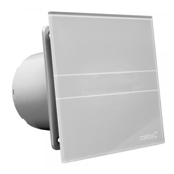 Cata E-100 GS – Axial-Badlüfter, Ø 100 mm, 115 m³/h, 8 W, silber