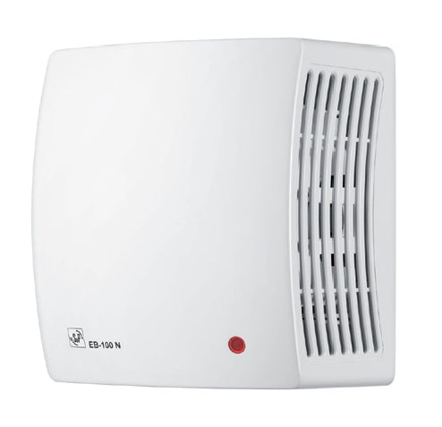 Soler & Palau EB 100 N HT – Radial-Kleinventilator, Rohr 100 mm, mit Hygrostat und Nachlauf, 100 m³/h