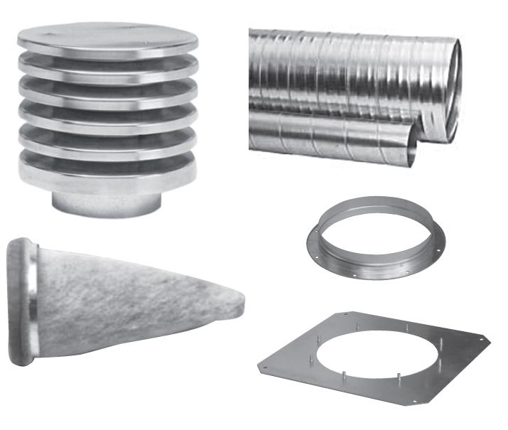 Soler & Palau EDF-VSL 200 set – Außenansaugsäule (Set), Ø 200 mm