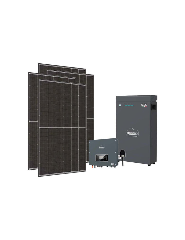 Einphasige Photovoltaik-Kit 3600W-inverter Zucchetti 3kW Akku ZSX5000 S 5.1kWh