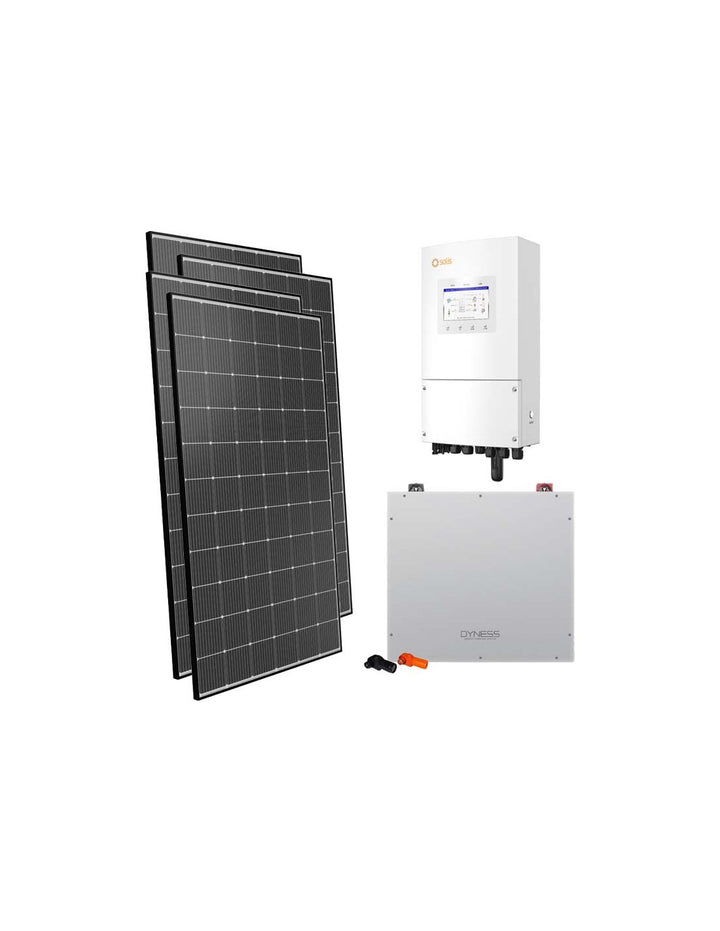 Einphasige Photovoltaik-Kit 8080W Wechselrichter Solis 8kW Akku 5.12kWh DL5.0C Dyness