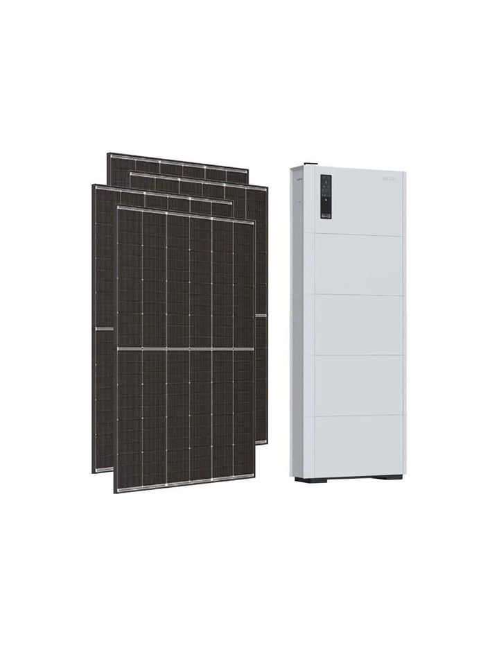 Einphasiges Photovoltaik-Kit 6300W inverter Weco SMART EU 6kW Lithium 5.12kWh Weco