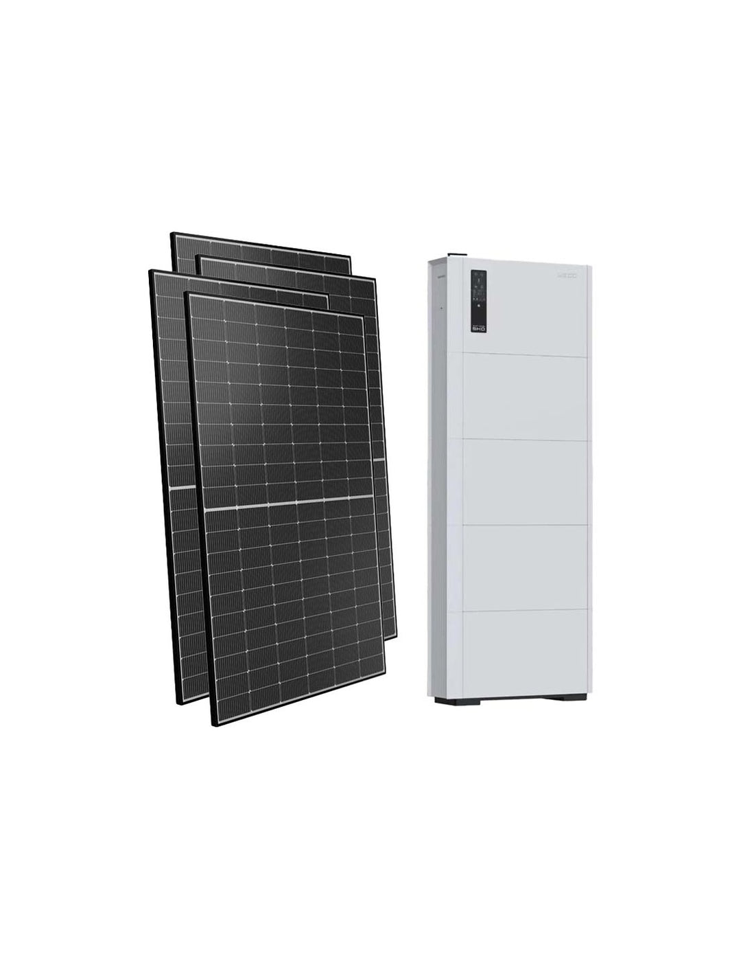 Einphasiges Photovoltaik-Kit 6500W inverter SMART EU 6kW Lithium 10.24kWh Weco