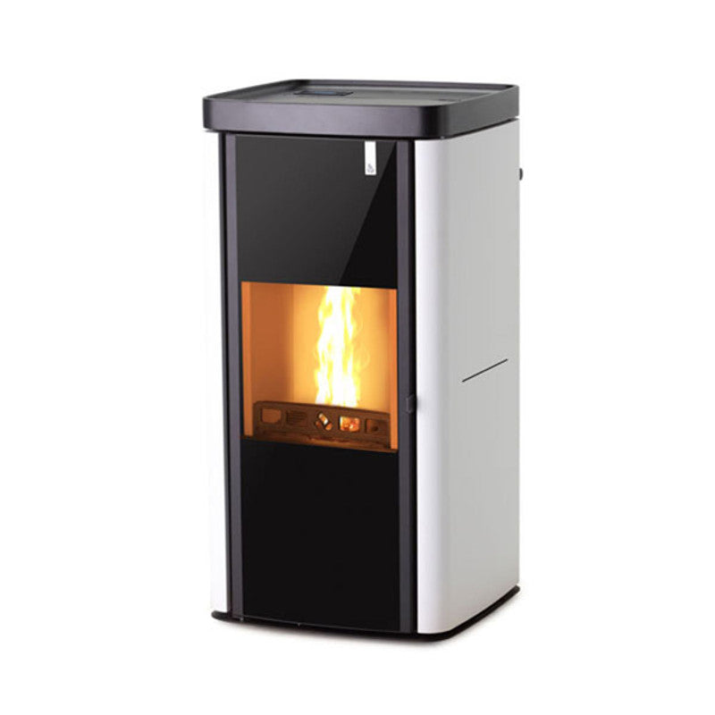 Girolami Soft 14 weißer Mehrstoffkocher 15 kW Wasserkraft + Warmwasser-Set
