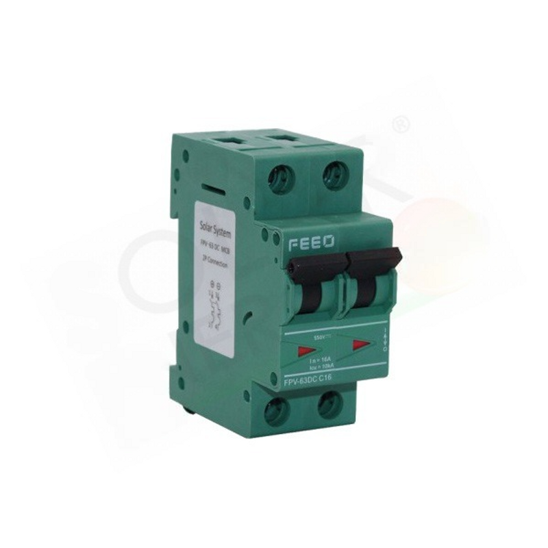 Interruttore MAGNETOTHERMISCHER AUTOMATIKSCHALTER DC 800 VDC 40 A 2P
