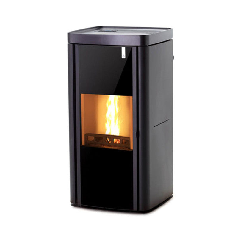 Girolami Soft 26 schwarzer Mehrstoffkocher 24 kW Wasserkraft + Warmwasser-Set