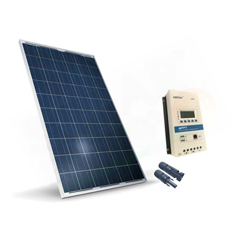 Solar-Kit GRUNDLEGENDES SOLAR-KIT 280 W 12 V – 280 W PHOTOVOLTAIKMODUL UND 20 A MPPT-REGLER