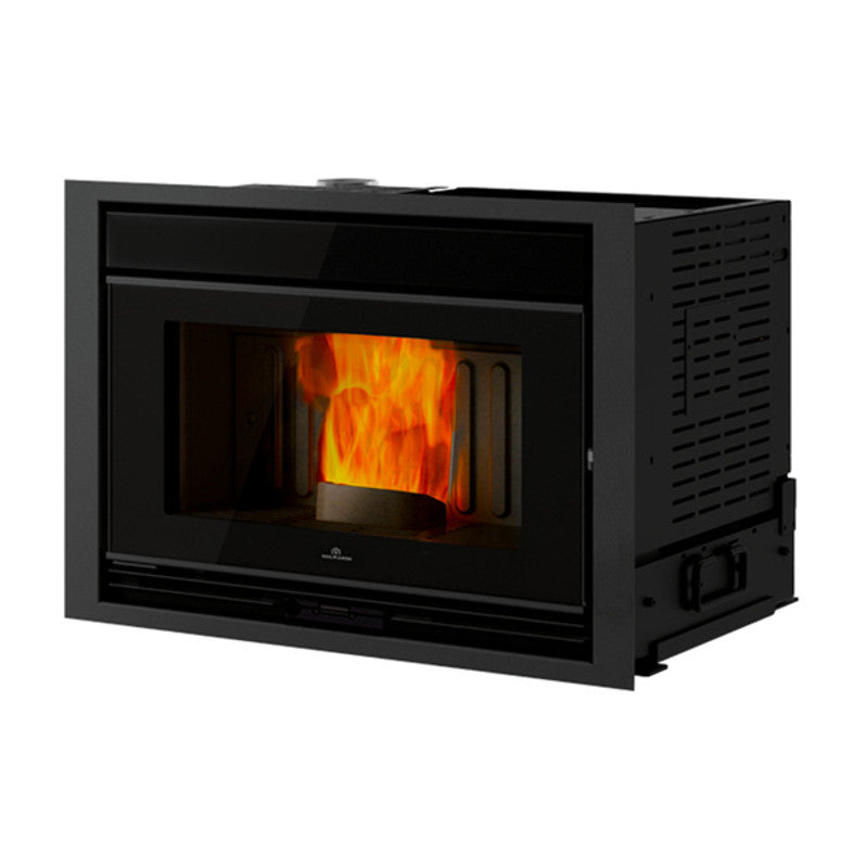 Inserto Pelleteinsatz für Edilkamin Pellkamin 10 EVO Plus 10 kW Luftkamin mit wi