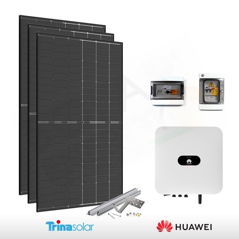 Trina Solar PHOTOVOLTAIK-KIT 2,1 KW TRINA SOLAR – HUAWEI FÜR DIE SPEICHERUNG VORBEREITET (KOMPLETT)