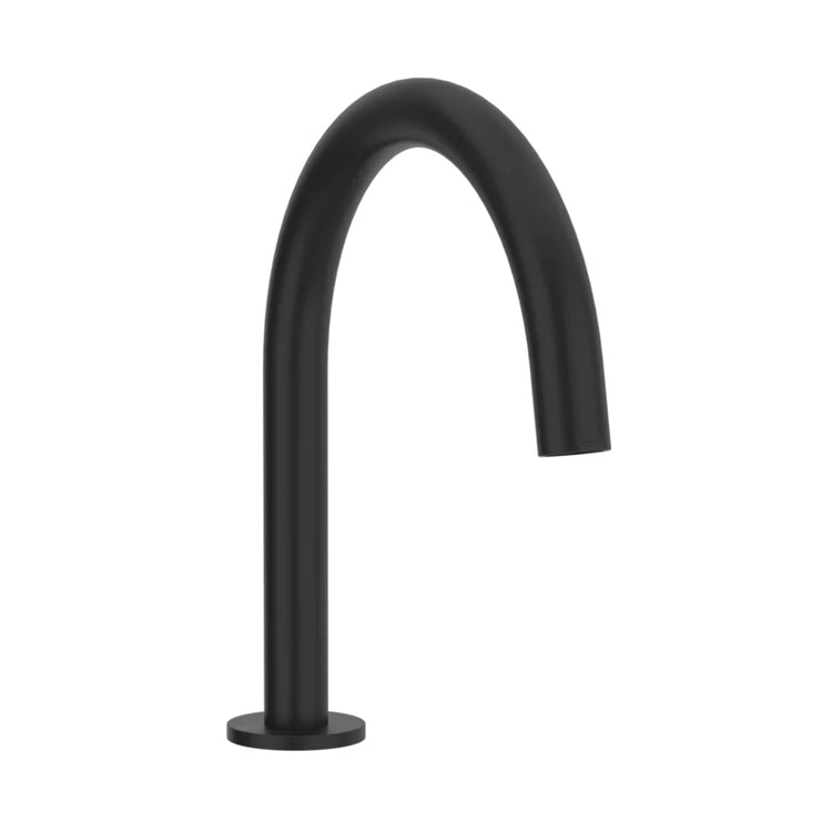 Gessi Auslass T. 24 cm für Waschbecken, ohne Abfluss, Schwarz matt TORTONA 18623#299