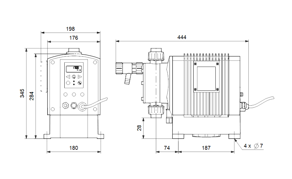 GRUNDFOS Digitale Dosierpumpe DME 150-4 B Art. 96524933