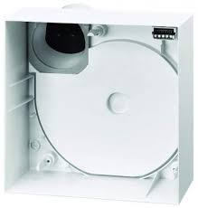 Helios ELS-GAP – Aufputzgehäuse für ELS-Ventilatoren, Anschluss 80 mm