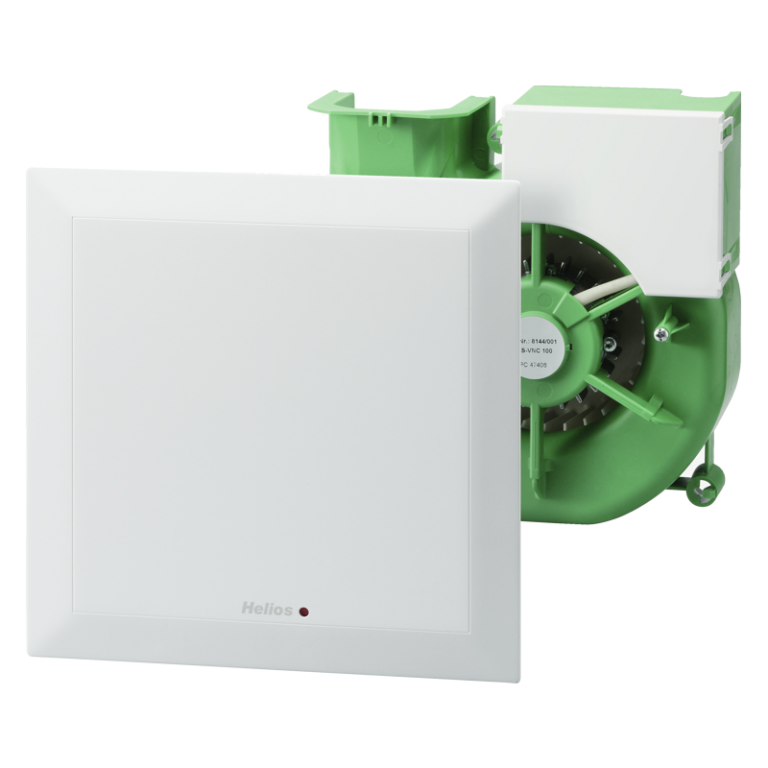 Helios ELS-VN 100/60/35 – Radial-Kleinraumventilator mit Nachlauf, 100/60/35 m³/h
