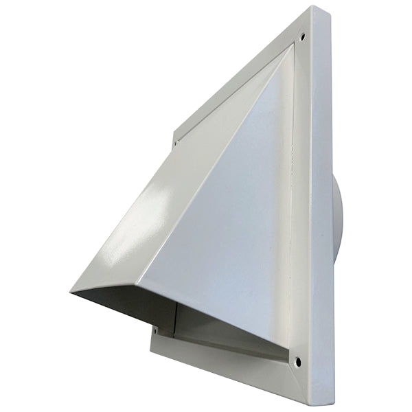 Paneir HRV 200 WH – Lüftungsgitter aus Edelstahl, weiß, Ø 200 mm