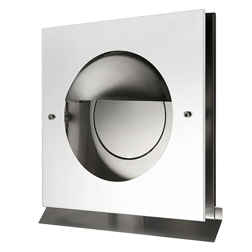 Paneir KAPPA 100 WHITE – Rückschlagklappe aus Edelstahl, Ø 100 mm, weiß