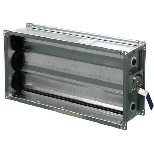 Remak LKR 50-25 – Regelklappe mit Handhebel, vierseitig, 500 × 250 mm