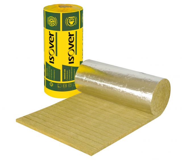 Isover ORSTECH LSP H 80 – Lamellenmatte, alukaschiert, 80 mm, bis 620 °C