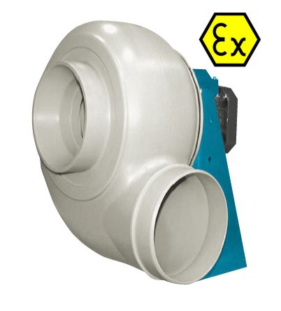 Venplast P 284 Ex 400V PTC PE-EL – Radialventilator, ATEX, Ø 225 mm, 1.600 m³/h, 180 W