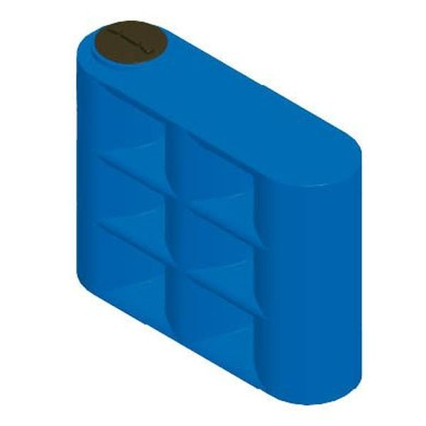 Cordivari-Tank aus zylindrischem, quaderförmigem Polyethylen 500 Liter PARALLELEPIPEDO500