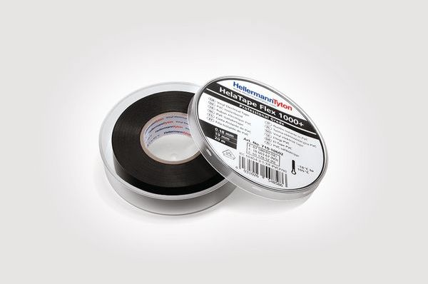 HELLERMANNTYTON Isolierband HTAPE-FLEX1000+ 50x33 PVC BK -Art.710-10611