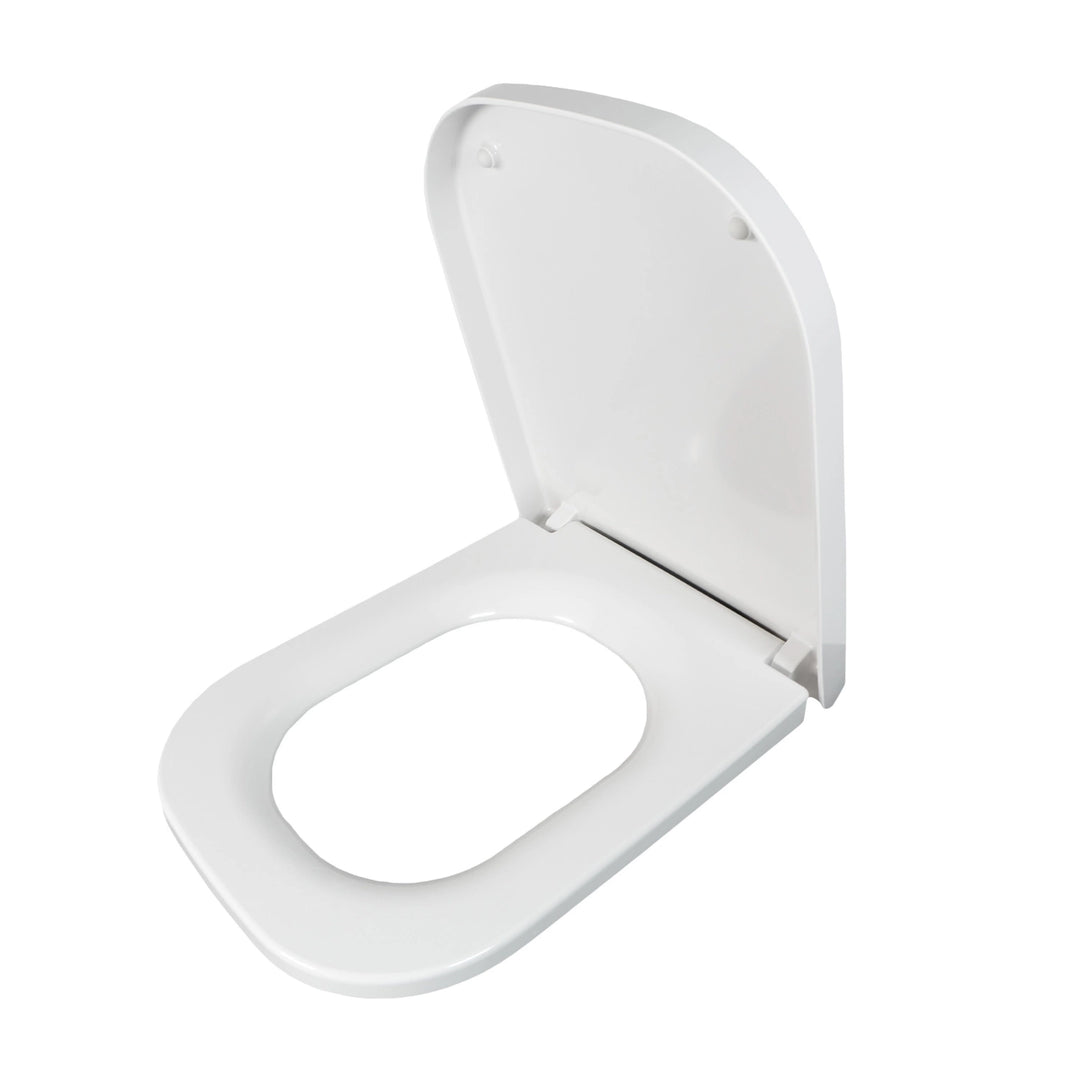 Roca Gap Square WC-Sitz mit Absenkautomatik, Duroplast, weiß