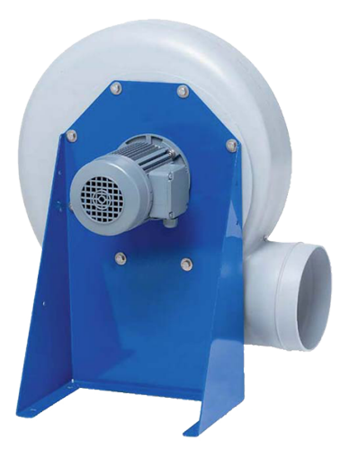 Systemair PRF 125D2 – Säurebeständiger Radialventilator, Ø 125 mm, 723 m³/h