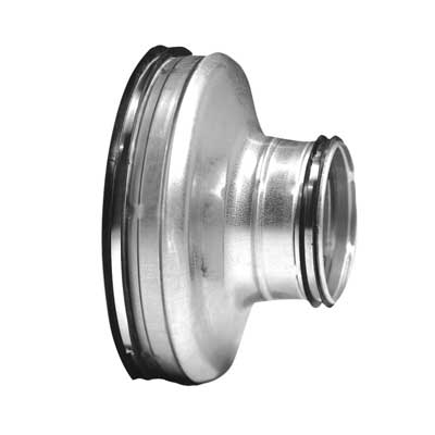 Lindab RCU 250/224 – Reduzierstück, kurz, Rohr 250 mm