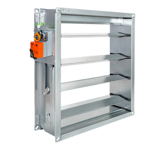 Mandík RDM 1000x1200 .57 – Regelklappe, 1000x1200 mm, Antrieb 24 V SR, stetig