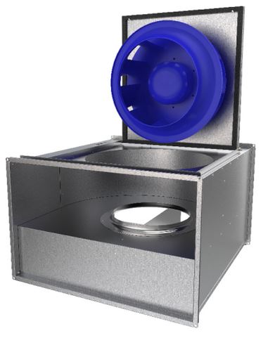 Systemair RS 60-35 L3 sileo – Radial-Kanalventilator, 600 × 350 mm, 537 W, 400 V