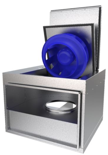 Systemair RSI 80-50 L3 sileo – Radial-Kanalventilator, schallgedämmt, 800 × 500 mm, 1379 W, 400 V
