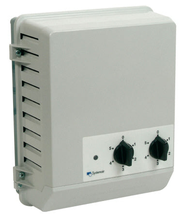 Systemair RTRDU 2 – Fünfstufen-Transformator mit Zweifachschalter, 400 V, 2 A
