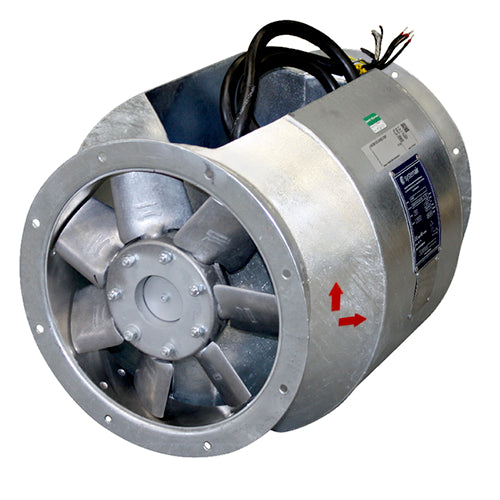 Systemair AXCBF-EX 250-6/28°-4 – Axialventilator, ATEX, Rohr 250 mm, 724 m³/h