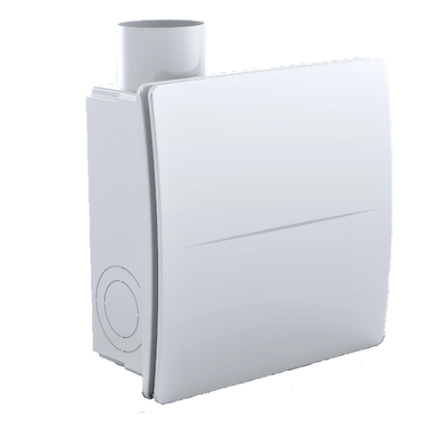 Systemair BF 80XD – Radial-Badlüfter, Anschluss 80 mm, 29 W, 230 V