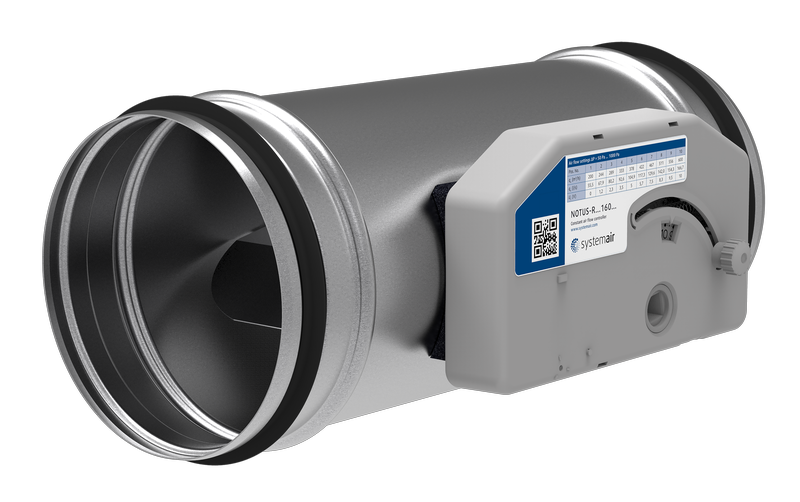 Systemair NOTUS-R-080-M0 – Volumenstromregler (CAV/VAV), Rohr 80 mm, manuell
