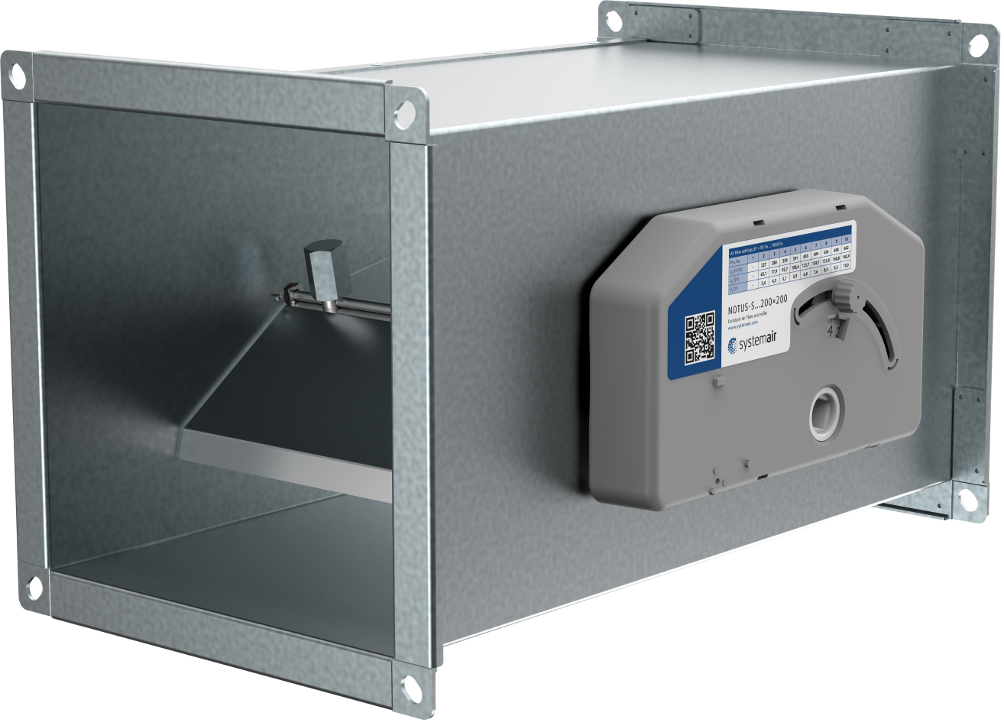 Systemair NOTUS-S-400x300-M0 – Konstant-Volumenstromregler, 400 × 300 mm, manuell einstellbar
